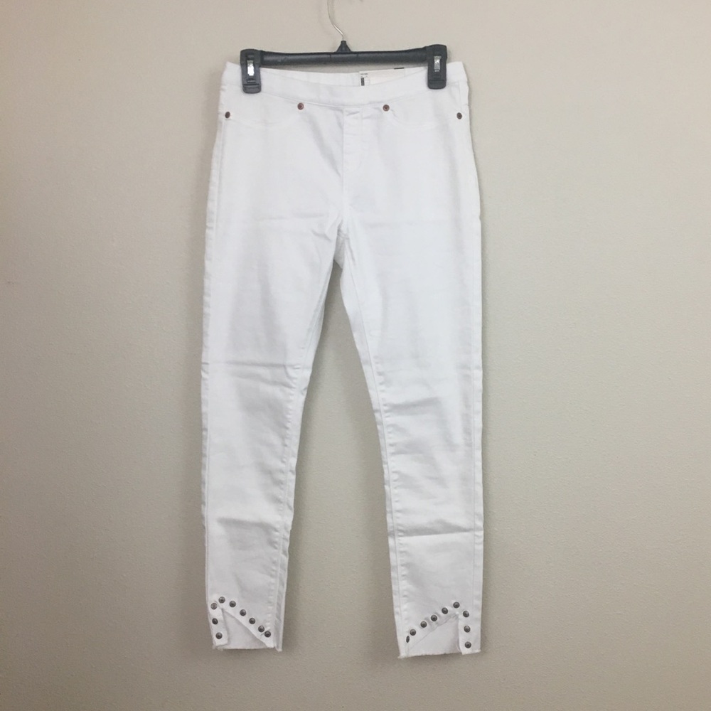 zeza b studded hem denim skimmer size S